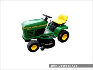 John Deere STX38 Black Deck