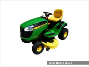 John Deere X125