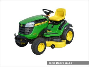 John Deere X166