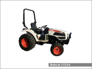 Bobcat CT235 review and specifications: dimensions and weight, engine and transmission type, horsepower, oil type and capacity, tires